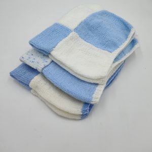two-coloured blanket