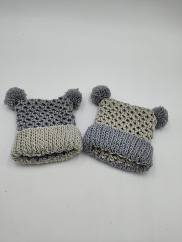 Square pom-pom hat - Image 5