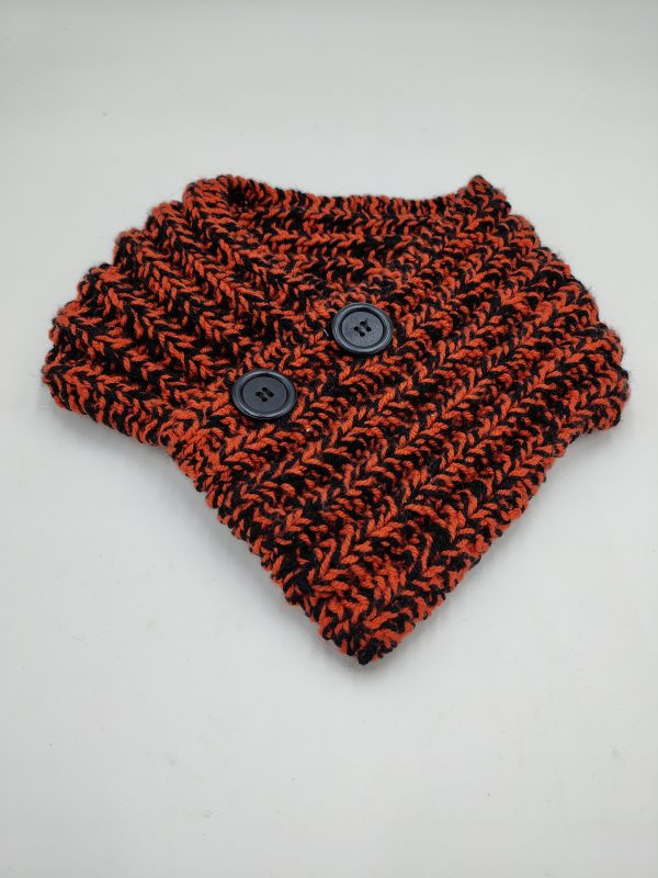 Halloween colour cowl scarf - Image 2