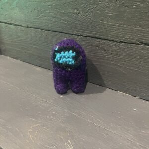 small Among us keyring/teddy