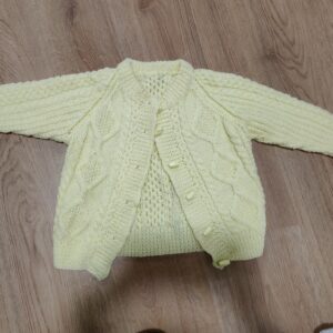 winter baby cardigan